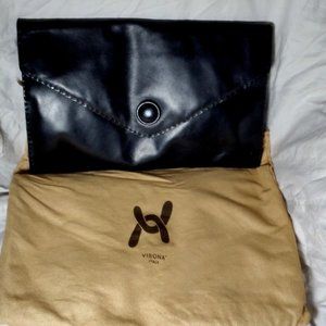 Vintage Visona Black Clutch By Reuso Reugiaro For Nordstrom